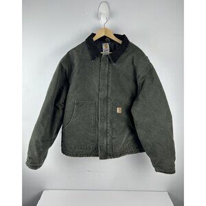 Carhartt Faded J22 MOS Moss Green Arctic Jacket Size 2XL XXL WORKWEAR DUCK
